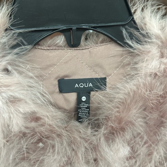 Aqua Feather Open Front Jacket - 100% Exclusive Bloomingdales - Picture 3 of 6